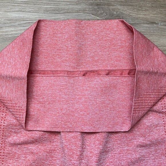 GYMSHARK Vital Seamless Coral Marl Leggings - Size Large - Picture 7 of 16